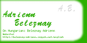 adrienn beleznay business card